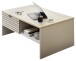 Couchtisch >Ina< in Cashmere / Riva Eiche Dekor, Spanplattte - 110x44x65 (BxHxT)