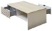 Couchtisch >Ina< in Cashmere / Riva Eiche Dekor, Spanplattte - 110x44x65 (BxHxT)