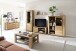 Wohnwand >Greno< (2-teilig) in Wildeiche, teilmassiv - 122x52x54cm (BxHxT)