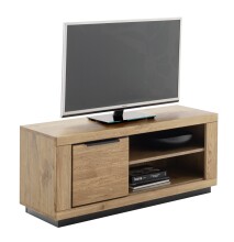 Wohnwand >Greno< (3-teilig) in Wildeiche - 134x142x54 (BxHxT)