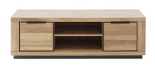 Wohnwand >Greno< (3-teilig) in Wildeiche, teilmassiv - 275x142x54cm (BxHxT)