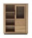 Wohnwand >Greno< (3-teilig) in Wildeiche, teilmassiv - 275x142x54cm (BxHxT)