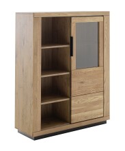 Wohnwand >Greno< (3-teilig) in Wildeiche - 367x200x54 (BxHxT)