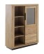 Wohnwand >Greno< (3-teilig) in Wildeiche - 367x200x54 (BxHxT)