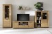 Wohnwand >Greno< (2-teilig) in Wildeiche - 295x142x54 (BxHxT)
