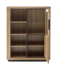 Wohnwand >Greno< (3-teilig) in Wildeiche - 347x200x54 (BxHxT)