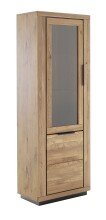 Wohnwand >Greno< (2-teilig) in Wildeiche - 235x200x54 (BxHxT)