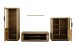 Wohnwand >Greno< (2-teilig) in Wildeiche - 275x142x54 (BxHxT)