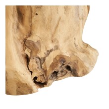 Beistelltisch >Palena< in braun, Teakholz - 40x45x40cm (BxHxT)