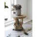 Beistelltisch >Palena< in braun, Teakholz - 40x45x40cm (BxHxT)