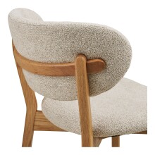 Esszimmerstuhl >Dunkirk< (2er-Set) in Natur / Beige - 52x82x59 (BxHxT)