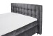Boxspringbett >Oregon< Liegefläche 180x200 cm. H3/H4, anthrazit - 200x121x210 (BxHxT)