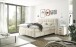 Boxspringbett >Oregon< Liegefläche 180x200 cm, H3/H4, in creme - 200x121x210cm (BxHxT)