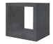 Regalwürfel >Mix< (2er-Set) in graphit Dekor - 26x26x22 (BxHxT)