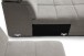 Polstergarnitur >Belan< Sitztiefen + Kopfteilverstellung, hellgrau - 288x80x176cm (BxHxT)
