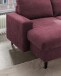 Wohnlandschaft >Pris< U-Form, Funktionen, fuchsia - 153x305x75x200 (LxBxHxT)
