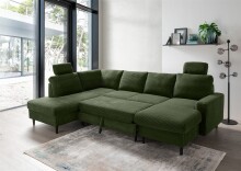 Wohnlandschaft >Pris< U-Form, Funktionen, cord...