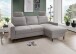 Ecksofa >Pris< Schlaffunktion, Stauraum, grau - 234x88x147 (BxHxT)