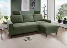 Ecksofa >Pris< Schlaffunktion, Stauraum,...