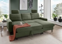 Ecksofa >Pris< Schlaffunktion, Stauraum,...