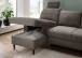 Ecksofa >Pris< Schlaffunktion, Stauraum, anthrazit - 234x88x147 (BxHxT)