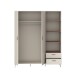 Drehtürenschrank >MILLES < in Sandfarbig / Terrakotta - 168,4x201,6x52,9 (BxHxT)