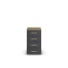 Hochkommode >Mosbach< in grau metallic / Eiche Artisan - 40x81x42 (BxHxT)