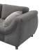 Polsterecke >Allin< Schlaffunktion, grau / silber , Cord - 250x66x190cm (BxHxT)