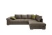 Polsterecke >Althea< Schlaffunktion, Rutsche, Bezug braun - 298x65x202 (BxHxT)