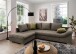 Polsterecke >Althea< Schlaffunktion, Rutsche, Bezug braun - 298x65x202 (BxHxT)