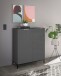 Kommode >Santorin< inkl. Gestell, in Anthrazit - 90x112x40cm (BxHxT)