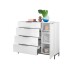 Sideboard >Santorin< inkl. Gestell, in Weiß - 134x112x40cm (BxHxT)