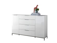 Sideboard >Santorin< inkl. Gestell, in Weiß -...