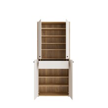 Schuhschrank >KENDRAY< in Mauvelle Eiche Dekor /...