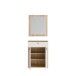 Garderoben-Set >KENDRAY< (2er-Set) in Eiche Dekor / Sand - 73,7x200x34,9 (BxHxT)