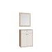 Garderoben-Set >KENDRAY< (2er-Set) in Eiche Dekor / Sand - 73,7x200x34,9 (BxHxT)