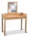 Schminktisch >Riga< in Wildeiche, Massivholz, geölt - 75x45cm (HxT)