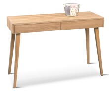 Konsolentisch >Rumba< in Wildeiche, Massivholz geölt - 110x75x40cm (BxHxT)
