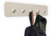 Garderobenleiste >Tilly< in cremweiß, Metall - 50x10x3cm (BxHxT)