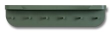 Wandgarderobe >Jil< in grün, Metall -...