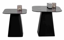 Satztisch >Lissi< (2er-Set) in schwarz, Metall -...