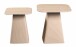 Satztisch >Lissi< (2er-Set) in cremeweiß, Metall - 50x52x50cm (BxHxT)
