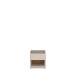 Nachtkommode >SQUERE< in Mauvelle Eiche Dekor / Sand - 40,6x43x41,7cm (BxHxT)