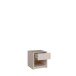 Nachtkommode >SQUERE< in Mauvelle Eiche Dekor / Sand - 40,6x43x41,7cm (BxHxT)