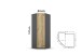 Eckkleiderschrank >Butte< in Eiche Artisan Dekor / grau - 266x197x176 (BxHxT)