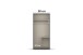 Drehtürenschrank >Butte< in Eiche Artisan Dekor / grau - 91x197x55 (BxHxT)