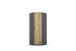 Eckkleiderschrank >Butte< in Eiche Artisan Dekor / grau - 85x197x72 (BxHxT)