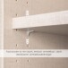 Eckkleiderschrank >Butte< in Eiche Artisan Dekor / grau - 85x197x72 (BxHxT)
