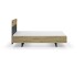 Bett >Butte< in grau metallic / Eiche Artisan Dekor - 95x101x207 (BxHxT)