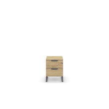 Nachtkommode >Aditio Box< in Eiche Artisan Dekor - 40x53x44 (BxHxT)